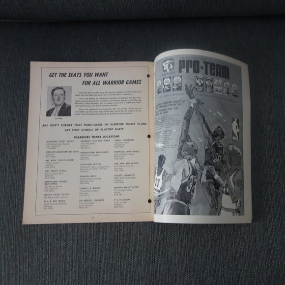 Vintage Official Warriors Quarterly 1971-72 - Picture 15 of 15